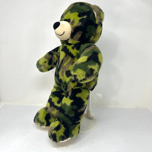 Retired Green Army Military Camo 2010 Build a Bear BABW Camouflage - Picture 2 of 9